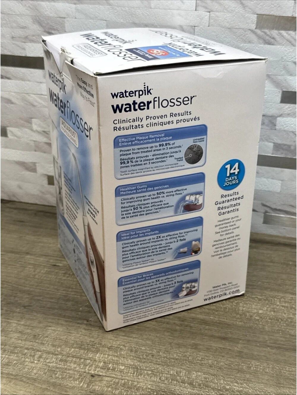 Waterpik Aquarius Water Flosser Model WP-660C White Teeth Cleaning 7 Tips *NEW*